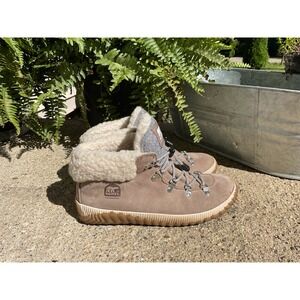 Sorel Women's Size 6 Out N About Conquest Boot Waterproof Suede Lace Up